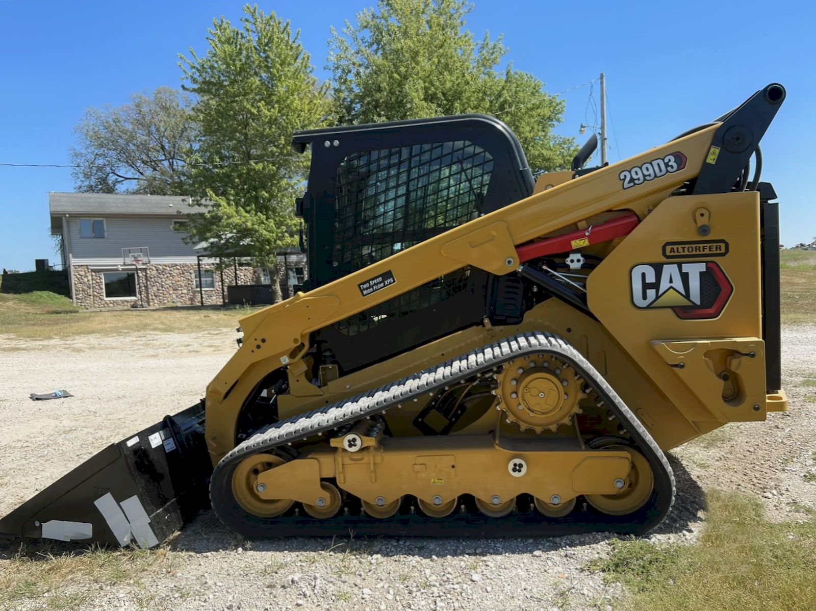 Blue Telehandler | Equipment Rental